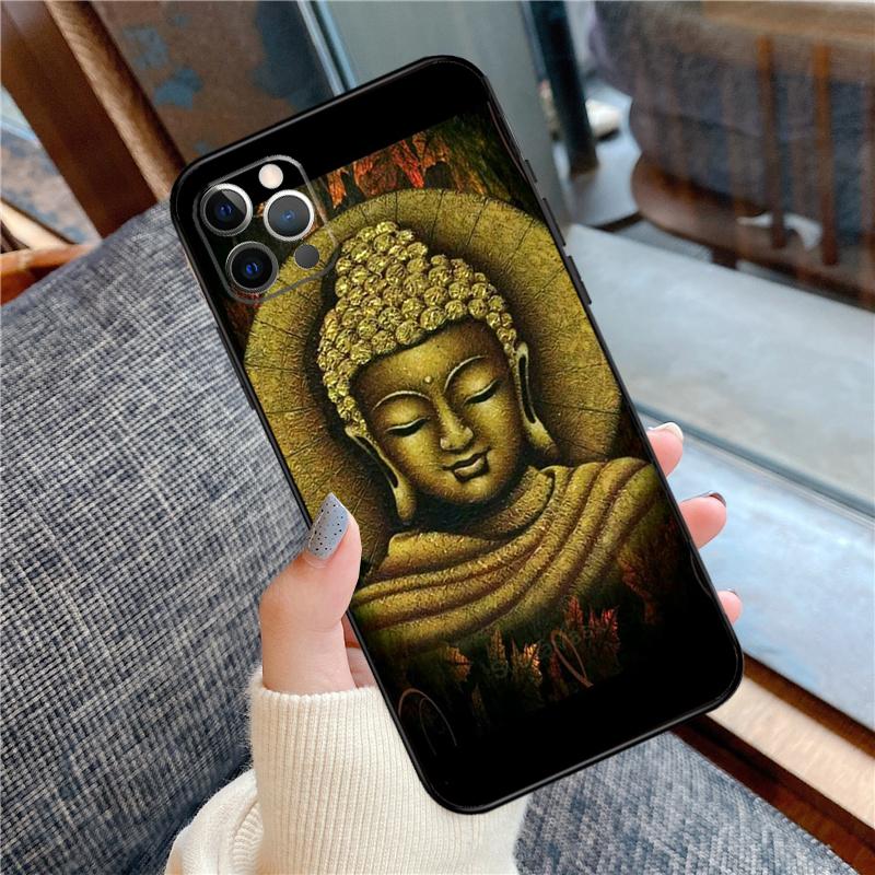 

Gautama Buddha Phone Case For iPhone 16 15 14 13 12 11 Pro Max 12 13 mini XR 15 16 Plus 16e Cover Shell iPhone 16 Pro