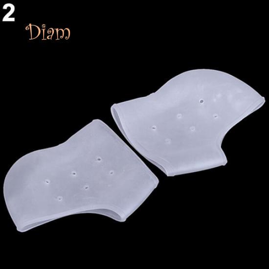 

FS 1 пара силиконовых увлажняющих дышащих средств для ухода за кожей ног, педикюр, массажер для здоровья, уход белый