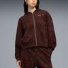 Puma Glam FW25 STREET AOP Fleece Lined Loose Fit Zippers Hooded All Over Print Jacket Women's 637064-13