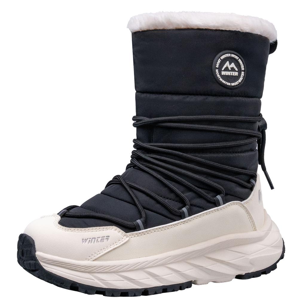Snow Boots for Women Waterproof Anti Slip Warm and Thick Midsole Boots Suitable for -19 ° To -37 °