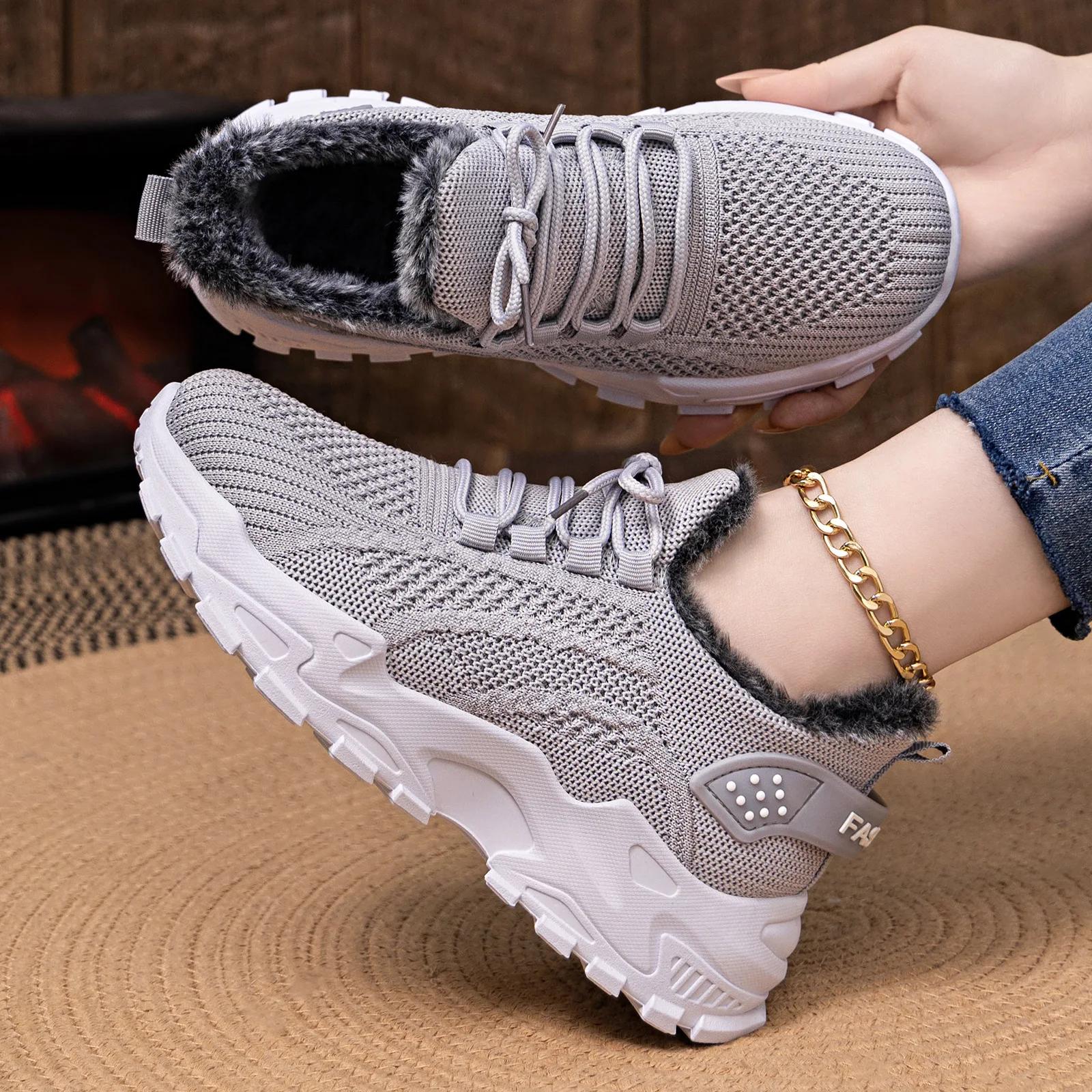 

Women s Cotton Shoes Winter Thick Soled Shoes Anti Slip Casual Cotton Boots Lightweight Short Boots Women s Warm Casual Shoes 43