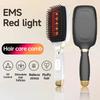 Electric Head Massage Comb Anti Hair Loss Infrared Hair Growth Comb Scalp Massager Red Light Treatment EMS Vibration