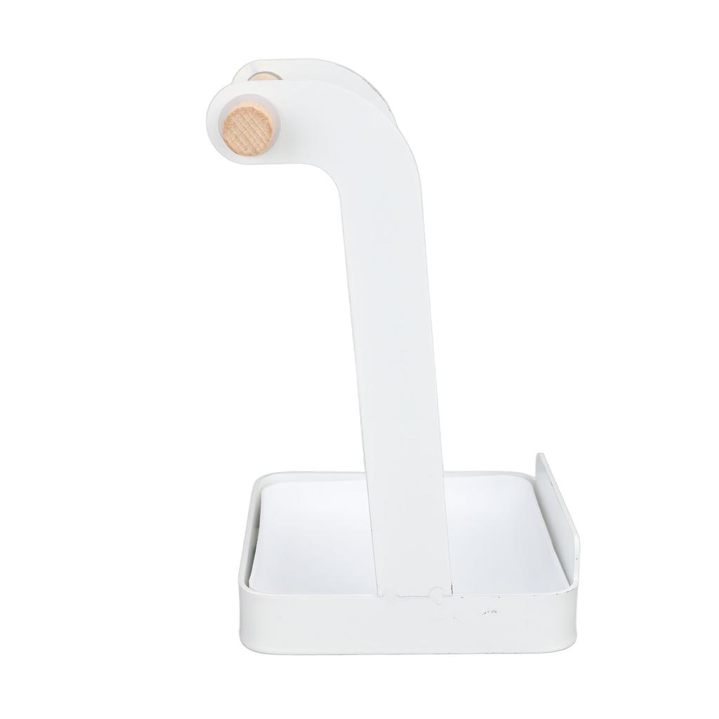 Pot Lid Holder Rack Multifunction Prevent Slip Iron Basin Wood Rack Cooking Tool Spatula Stand