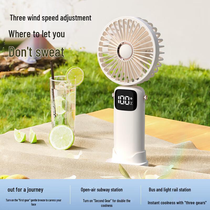 Punuofei Handheld Digital Display Aroma Fan