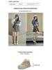 2024 Women's Korean High-Top White Winter Sneakers, Thick-Soled and Warm for Students, Style XX-12261-1