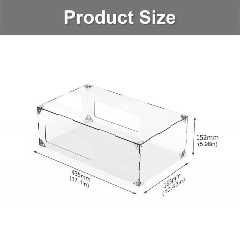 Game Console Transparent Dust Cover for Slim Display Shell Acrylic Protective Cover Easy Clean Gaming Accessory