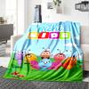 1pc BichiKIDS Blanket, Gift, for Men and Women, Soft Blanket, Good for Sofa Bed Couch Travel, Lightweight Flannel Blanket