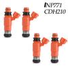 842-12223 INP771 4PCS Fuel Injectors CDH210 880887T For Yamaha F115 HP Outboard for Mitsubishi Eclipse Galant