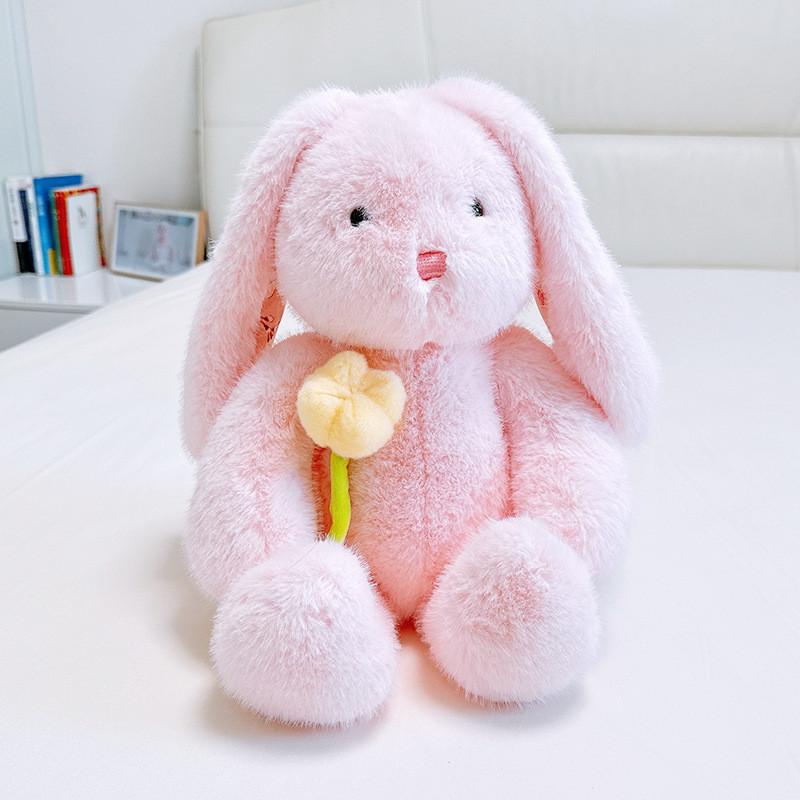 

Plush Rabbit Toy For Kids Flower Decoration For Girls And Toddlers 35cm
