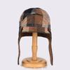 Plaid Color Matching Pilot Hat for Men and Women, Warm Ear Protection Hat In Autumn and Winter, British Baotou Cold-proof Locomotive Hat