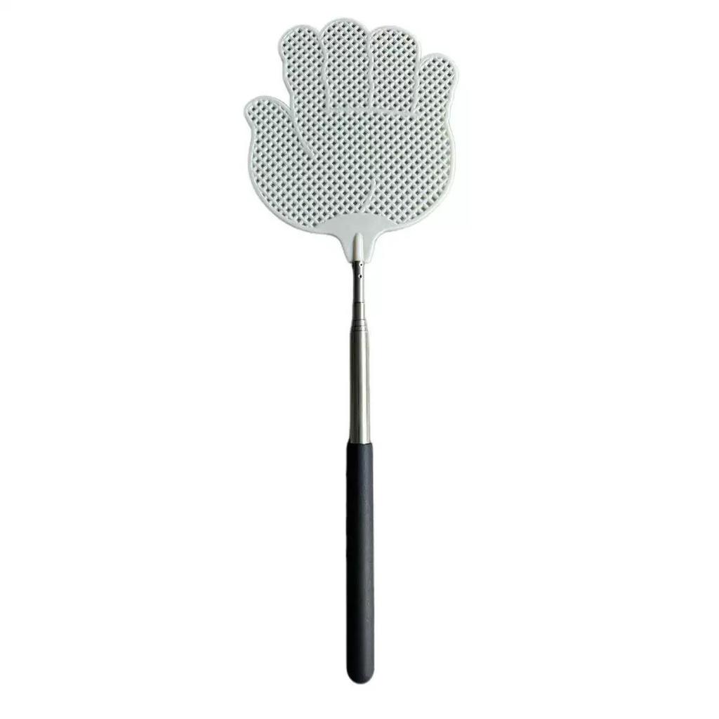 Retractable Hand-shaped Fly Swatter: Durable, Flexible, Easy-to-Store Mosquito and Fly Killer for Summer.