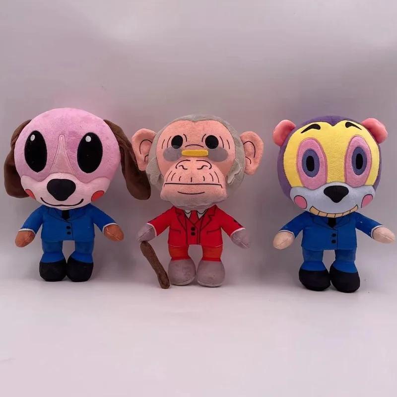 The Umbrella Academy Plush Toy Hazel Cha Cha Pogo Plushie Figure Stuffed Animal Dog Bear Orangutan Soft Doll Kids Children Gift