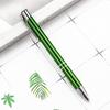 2Pcs Ballpoint Pen Black Ink Retractable Plastic Medium Point Advertising Pen for Students