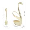 Fashion Elegant Coffee Dessert Spoon Cutlery Set with   Holder Household Tableware