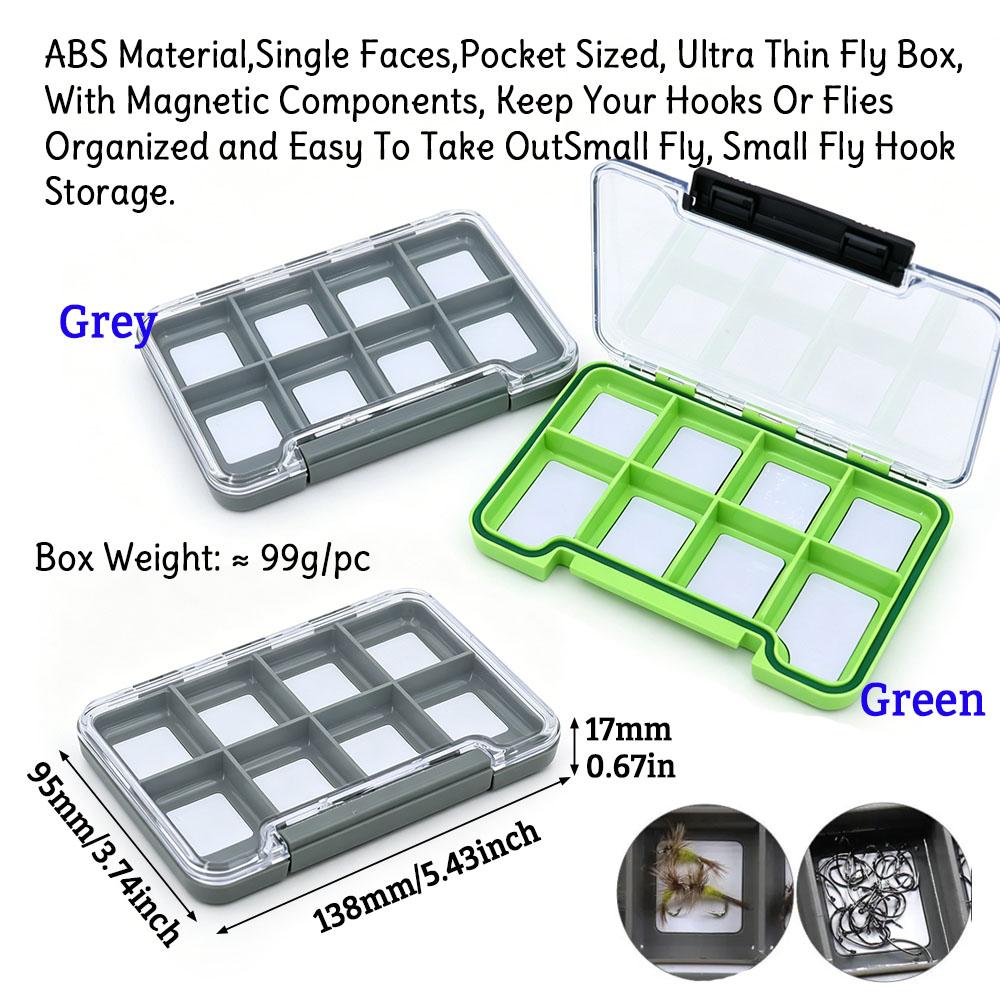 1PC Fly Fishing Box Multi-style Foam/Compartment Tackle Case Waterproof Transparent Hook Lure Storage Box for Trout Bass Angling