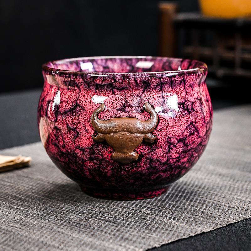 Five Elements Large Capacity Kung Fu Tea Cup - Master Tasting Cup with Gift Box