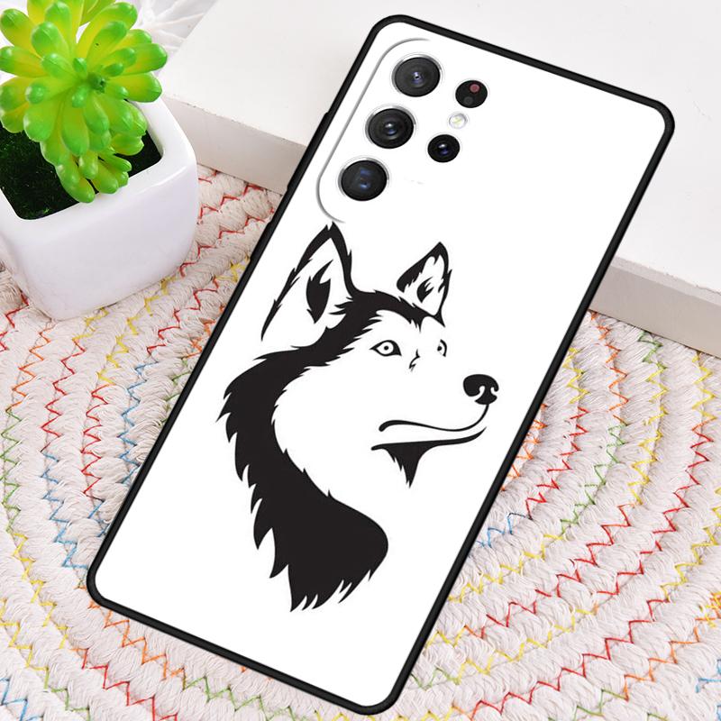 Animal Husky cute Puppy Dog Phone Case for Samsung Galaxy note 10 pro S26 Ultra S23 S24 FE S25 S21 S22 PLUS shockproof Cove