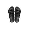 Crocs Sommer-Stil Riemchensandalen 21cm Damen, Schwarz,