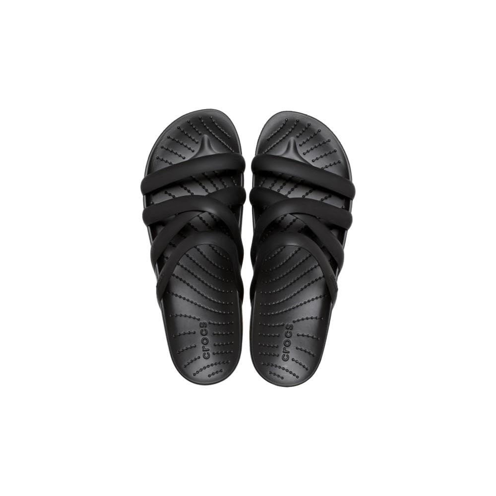 Crocs Summer Style Strappy 21cm Women's Sandals, Black,