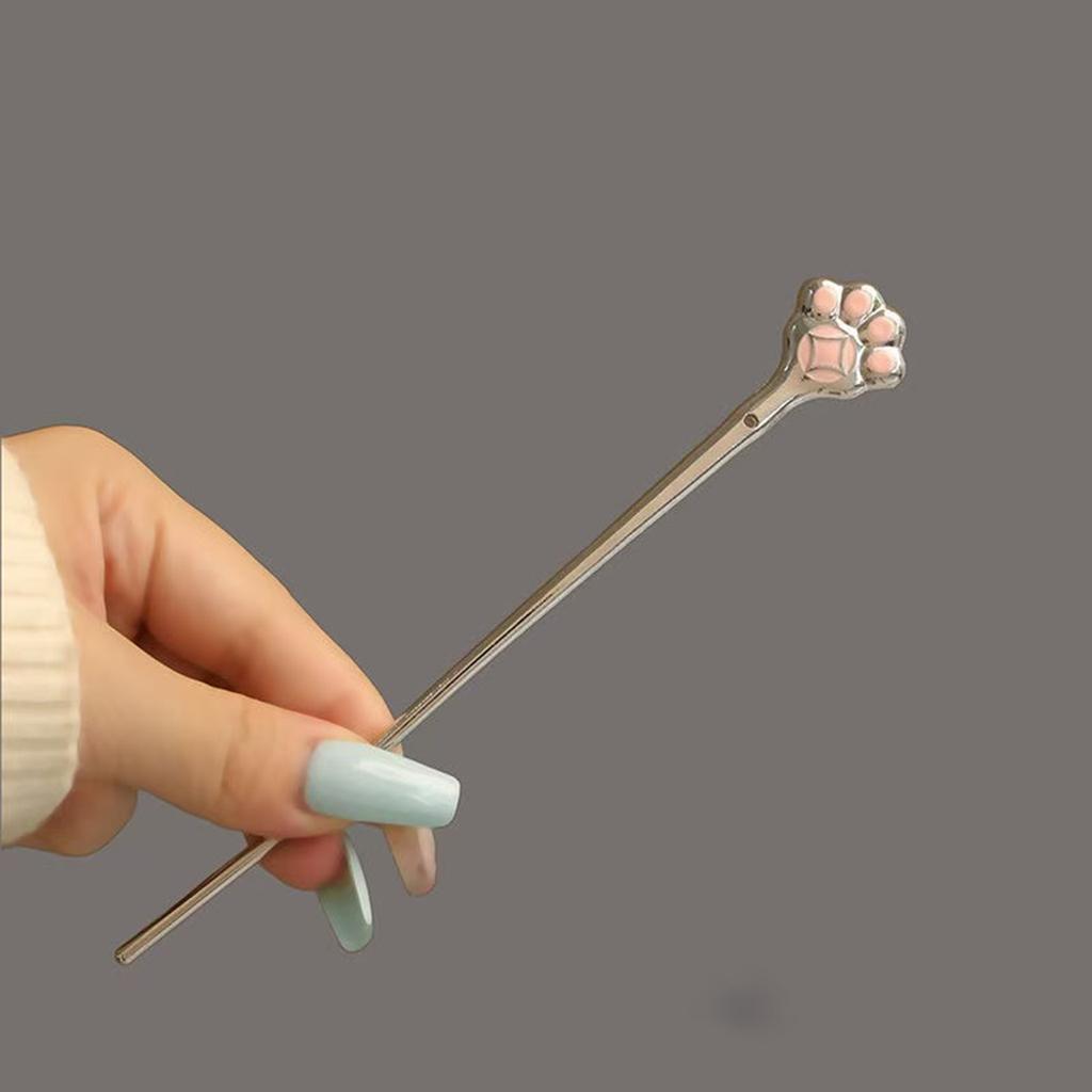 1pc/4pcs Adorable Rabbit & Cat Hairpin Cute Sweet Fixed Hair Accessory Simple Fashionable Versatile Hair Clip