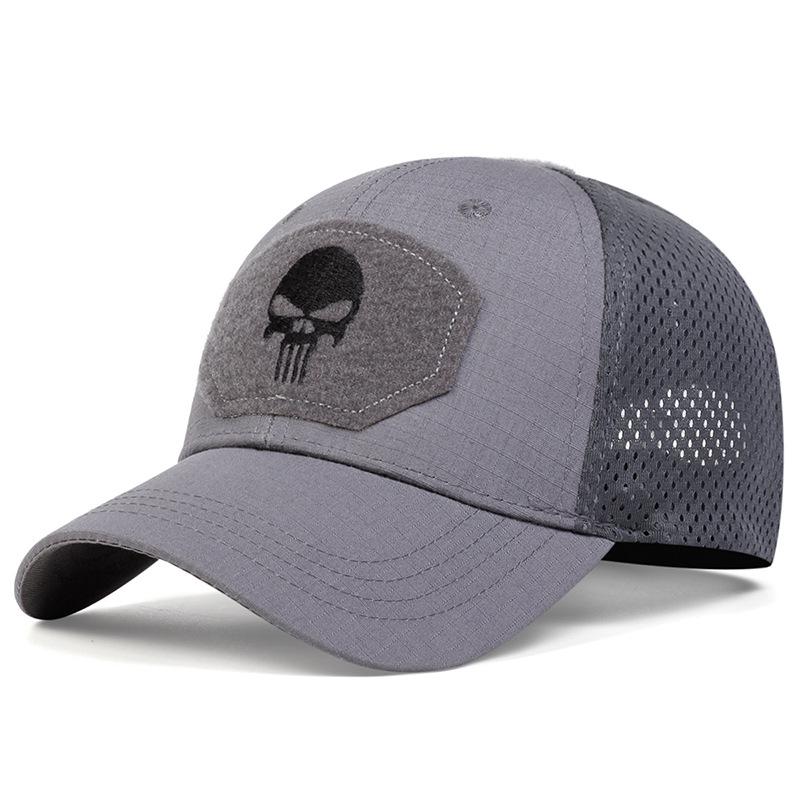 New Outdoor Camouflage Baseball Net Hat Camouflage Caps Skull Sunshade Velcro Duck Tongue Hats Suitable For Men's And Women's