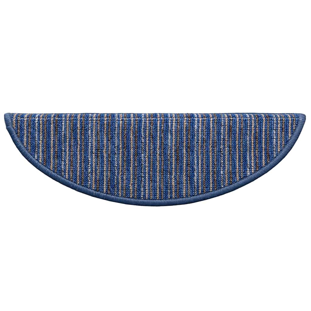 Self Adhesive Stair Treads 15 Pcs Blue 56 X 17 X 3 Cm