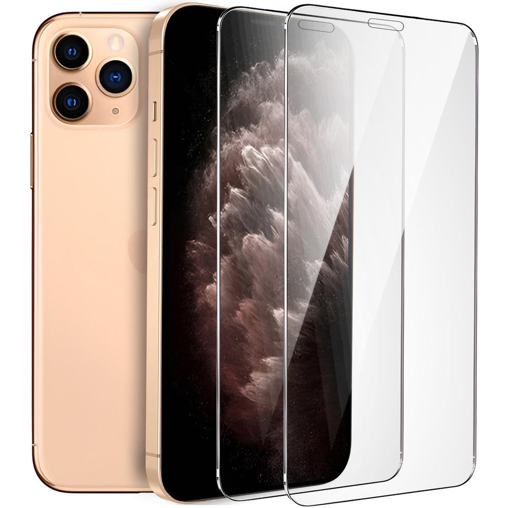 2x Tempered Glass for iPhone 11 Pro Max, ERBORD 9H Hard Glass, glass