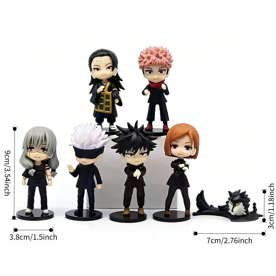 Hot Jjk Anime Figure Itadori Yuji Geto Suguru Fushiguro Megumi Ryomen Sukuna Mahito Gojo Action Figure Toy Model Ornaments Gifts
