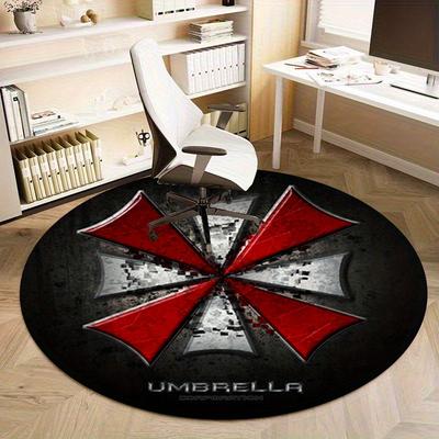 1 Stück Umbrella Corporation Logo Runder Teppich - Heimdekoration, Büro Runder Teppich, Outdoor GeschenkmatteRC2810