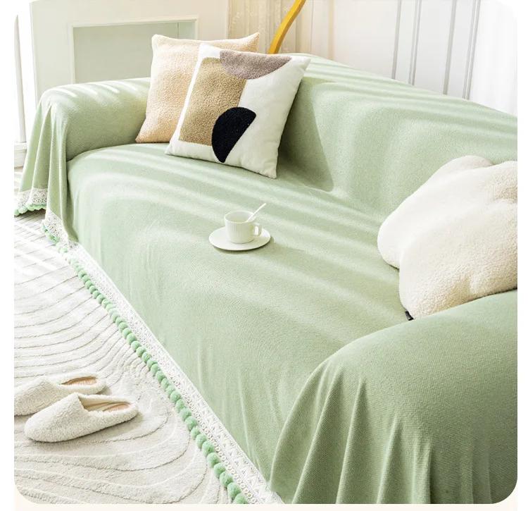 Waterproof Sofa Towel Cover for Decoration Couch Cover Chic Throw Blanket Slipcover for Pets Kids Anti Cat Scratch