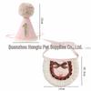 Pet Birthday Dress-Up Set: Small Dog/Cat Hat & Bib