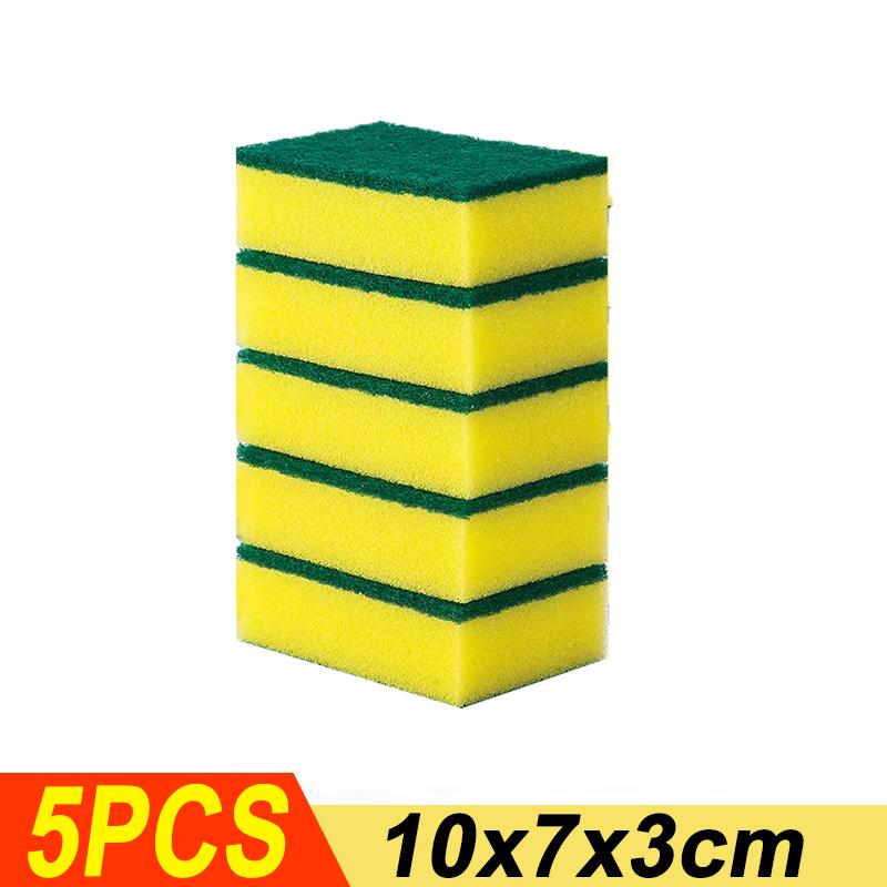 

100/5 шт. кухонная губка для мытья посуды, чистящая губка для посуды, удаление пятен ржавчины, щетка для посуды, губки для мытья посуды, оптовая продажа As shown picture