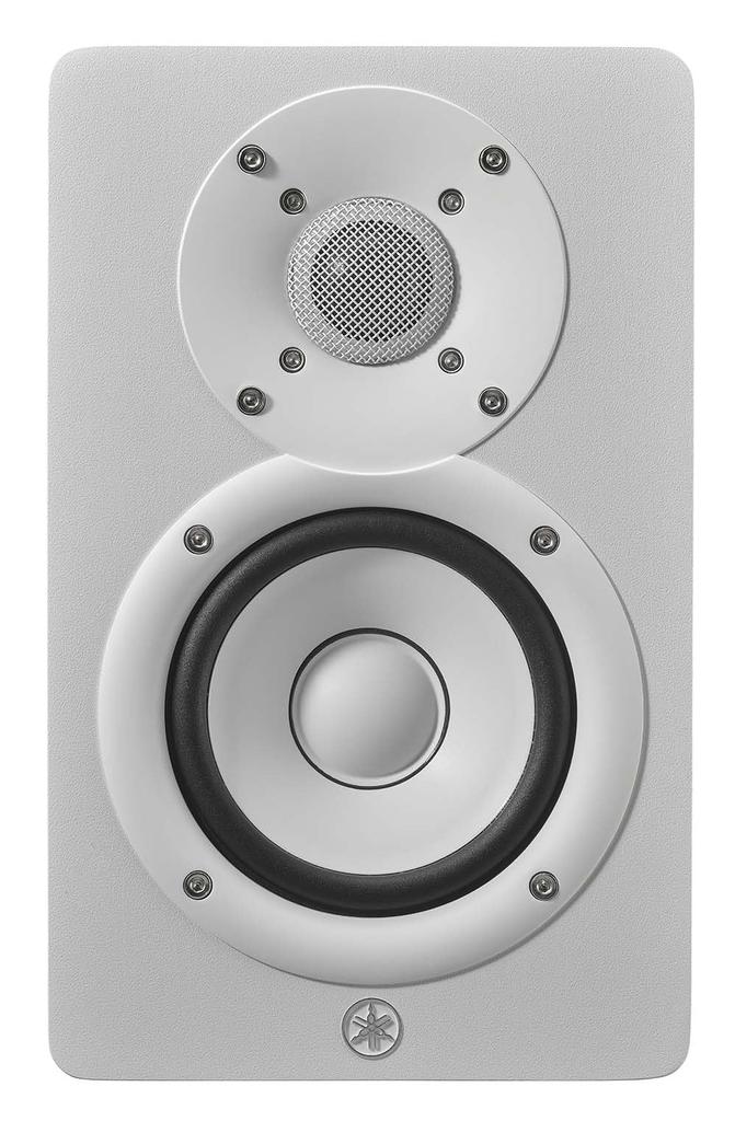 YAMAHA Compact Powered Studio Monitor White Set of Left and HS4W (1 Right)