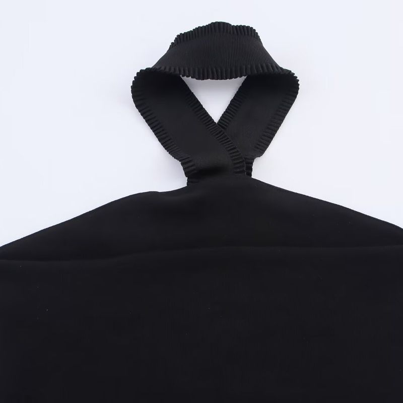 Kaslead New Women Clothes Western Style Elastic Neck Collar Top Trumpet Pants 5584130 5584131