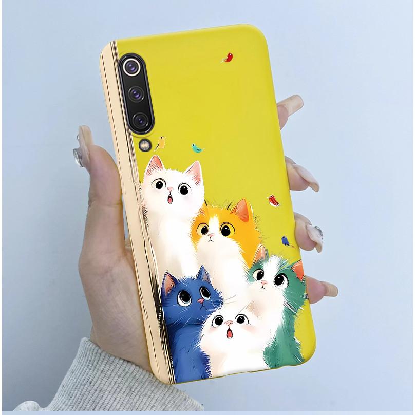 For Xiaomi Mi 9 SE Case Cute Cartoon Panda New Patterned Silicone Matte Soft Protection Cover For Xiaomi Mi 9 Mi9 SE Phone Cases