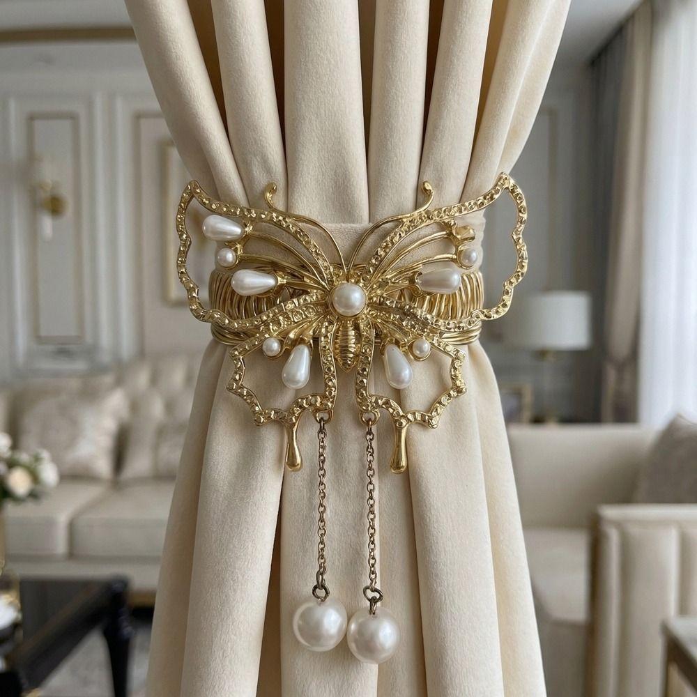 Luxury Curtain Tiebacks Gold Curtain Holdbacks Stylish Curtains Tie Rope  Homestay