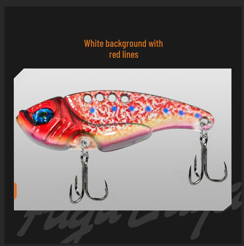 Iron Plate VIB Rattlesnake 3D Spinnerbait: Universal Long Cast Lure