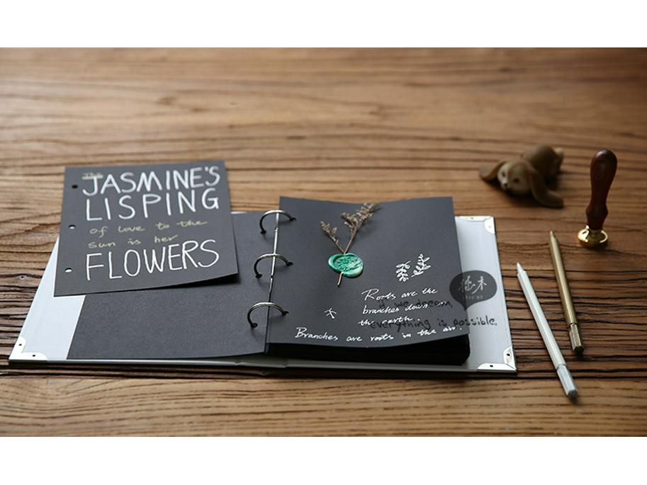 A5 Kraftpapier Loseblatt-Notizbuch: Retro Journal & Literarischer Reiseplaner für Mädchen