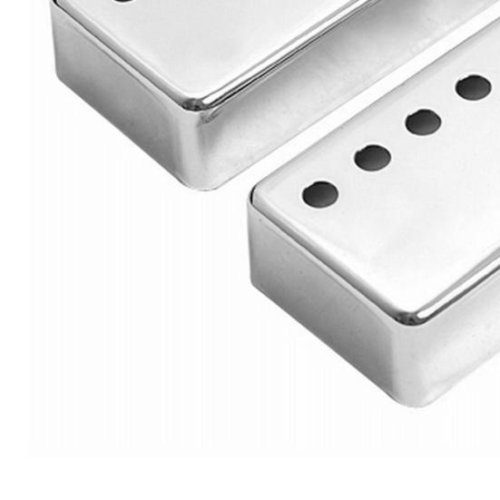2Pcs Pickup Covers Musical 50/52mm Pole Spacing Brass Electric Guitar Humbucker Pickup Covers