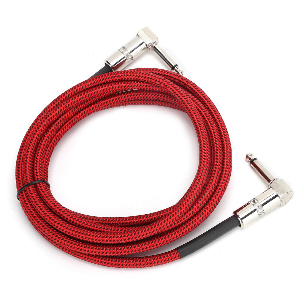 JORINDO Gitarrenkabel 6,35 mm 14 Zoll Audio-Verbindungskabel Elektrisches Musikinstrumentenkabel 3 m