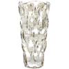 Glass Flower Transparent Large Scandinavian Wide Flower Living Gift Color Base, Vase, Glass, Stylish, Vase, Vase, 30cm, Gradient, Modern, Simple,