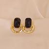Fashionable Women's Versatile Earrings With A High-end Temperament Hoop
