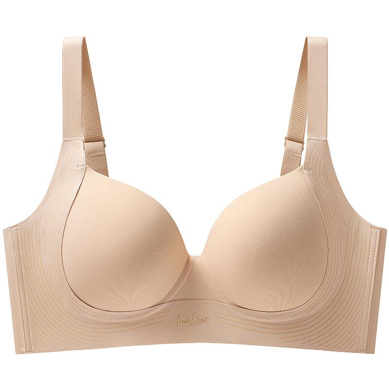 Invisible Bra Women's Thin Cup Large Size Bra Underwear Invisible Bra Push Up Bra