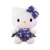Plush Toy With Dreamy Starry Sky Pattern And Floral Dress For Kids And Collectors