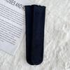 Chaussettes Mi-Mollet Couleur Unie pour Filles - Automne/Hiver Polaire, Brossées, Épaissies, Élastiques, Chaussettes Étudiant Colorées