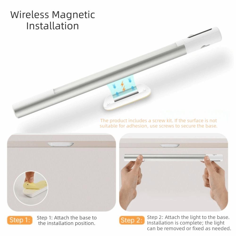 Magnetic Motion Sensor Light USB Rechargeable Cabinet Lights Under Cabinet Lights  Kitchen