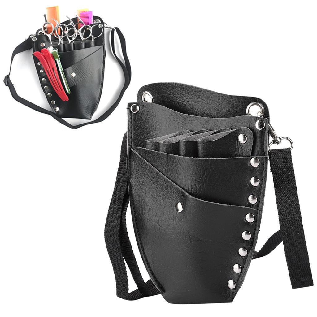 Multi Functional Scissors Bag Hair Clip Comb Hairdressing Tool Storage Waist Bag
