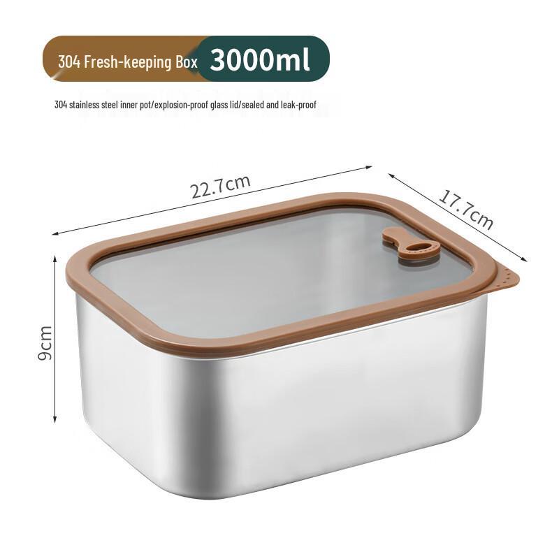 Qianxing 304 Stainless Steel Food Storage Container