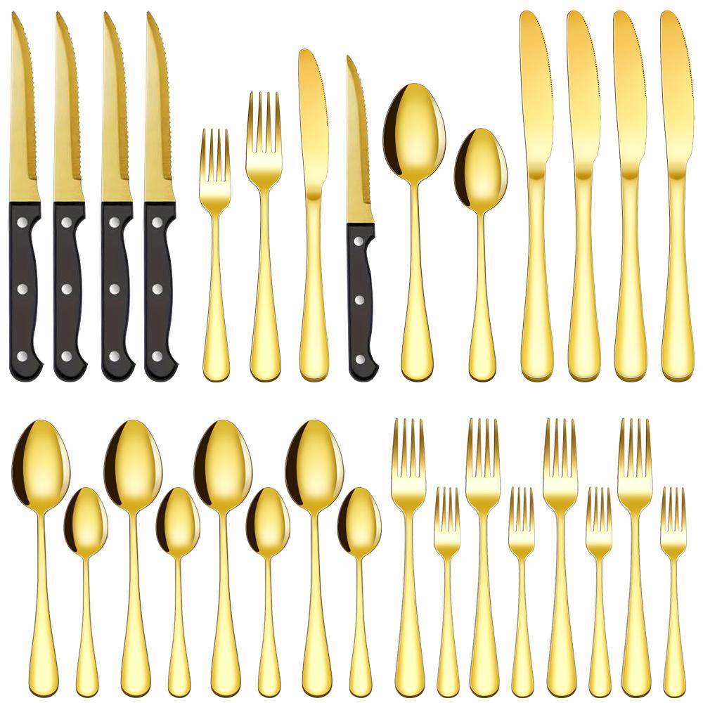 25 Years of New Western Tableware Set Stainless Steel Tableware 24/48 Piece Gift Box Set