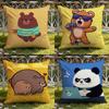 Animal Cute Little Bear Cushion Cover Home  Car DualScene Pillow Cover Reversible for Premium Comfort